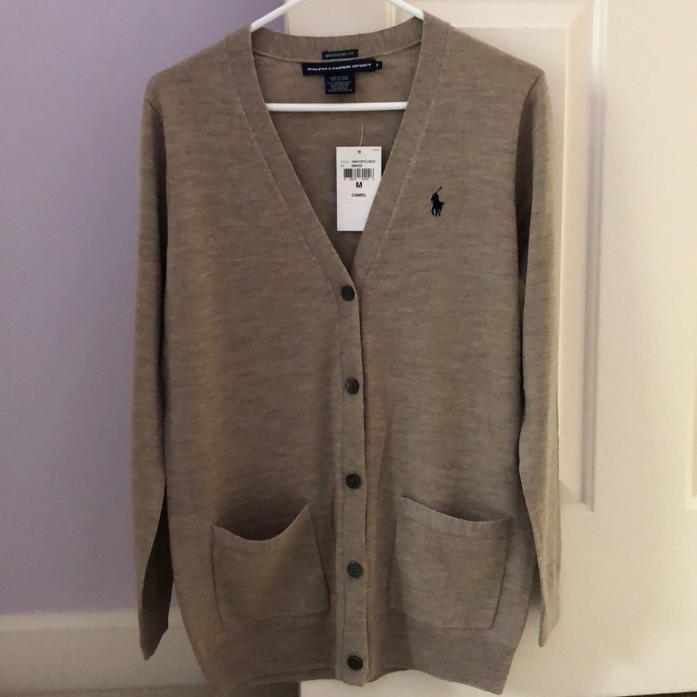 BRAND NEW Ralph Lauren boyfriend fit cardigan
